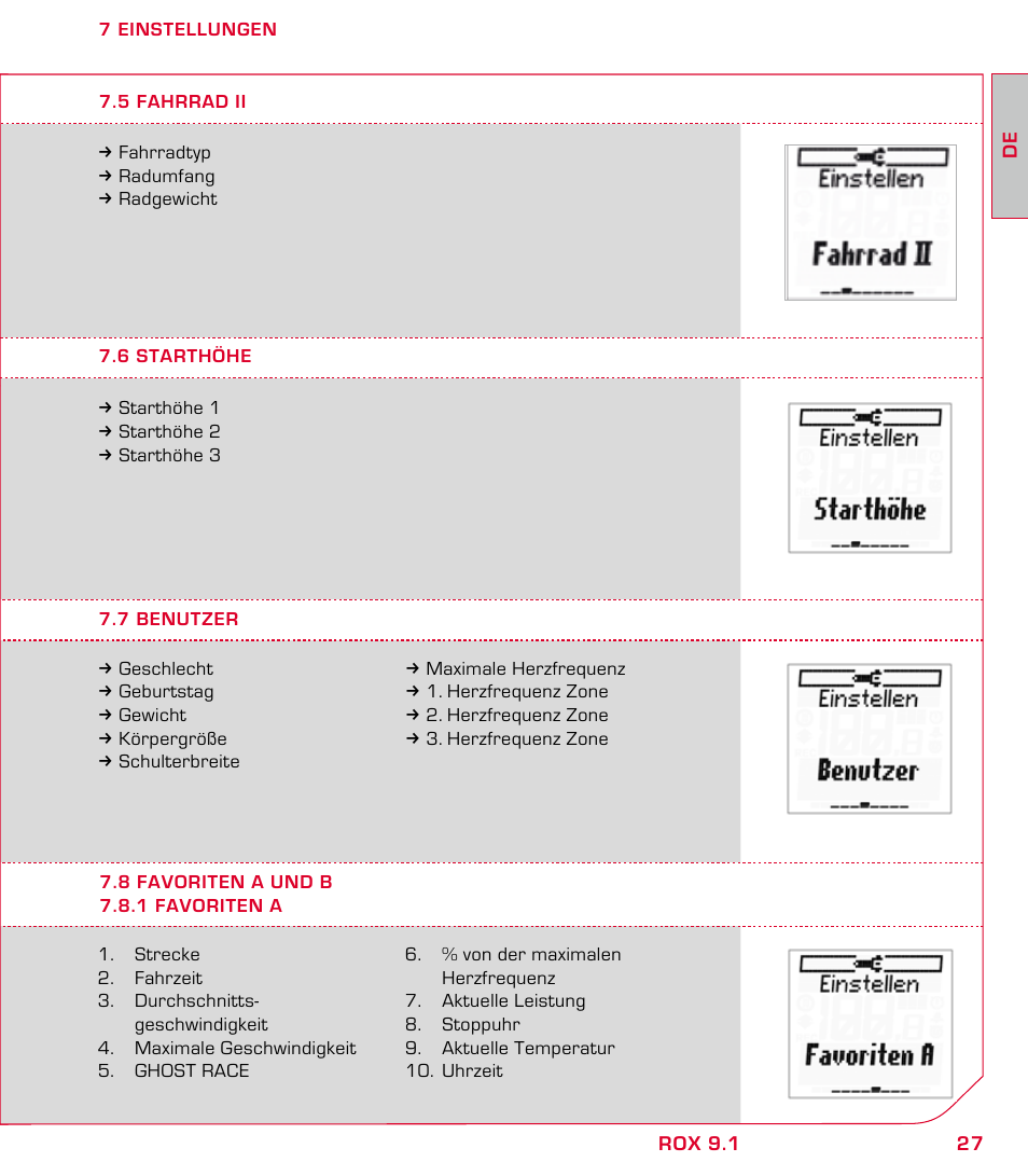 SIGMA ROX 9.1 User Manual | Page 27 / 184
