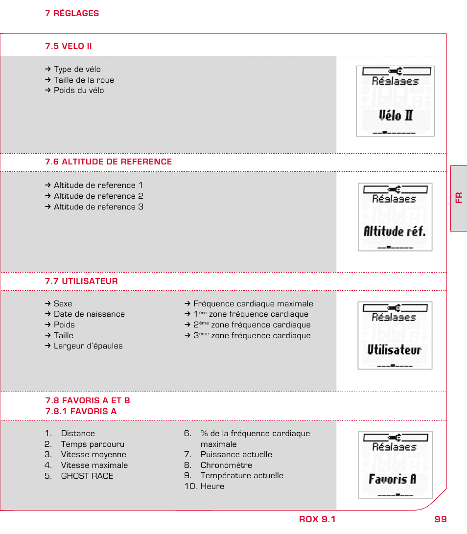 SIGMA ROX 9.1 User Manual | Page 99 / 184