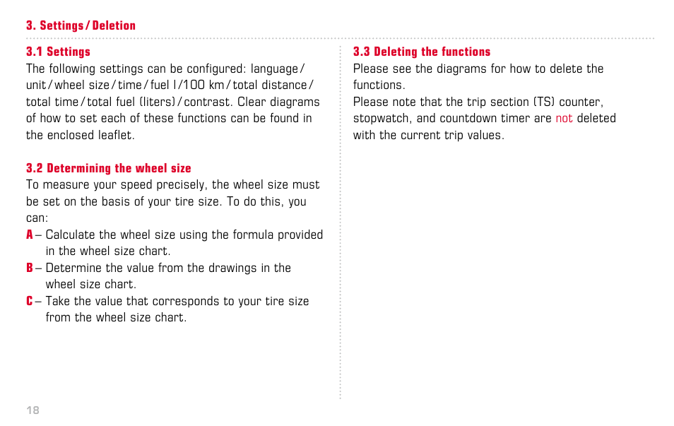 SIGMA BC 12.12 STS User Manual | Page 18 / 124