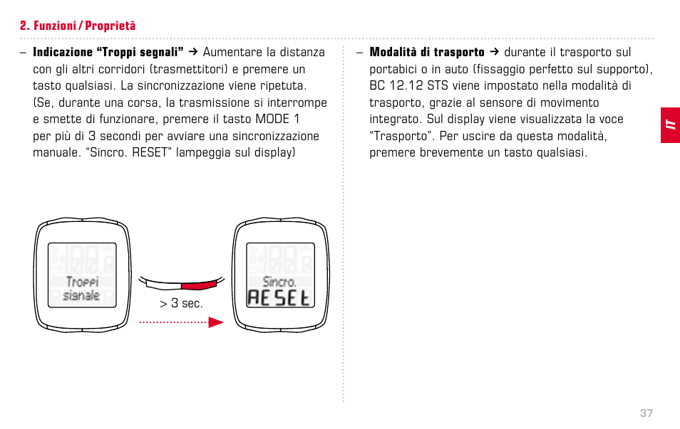 SIGMA BC 12.12 STS User Manual | Page 37 / 124