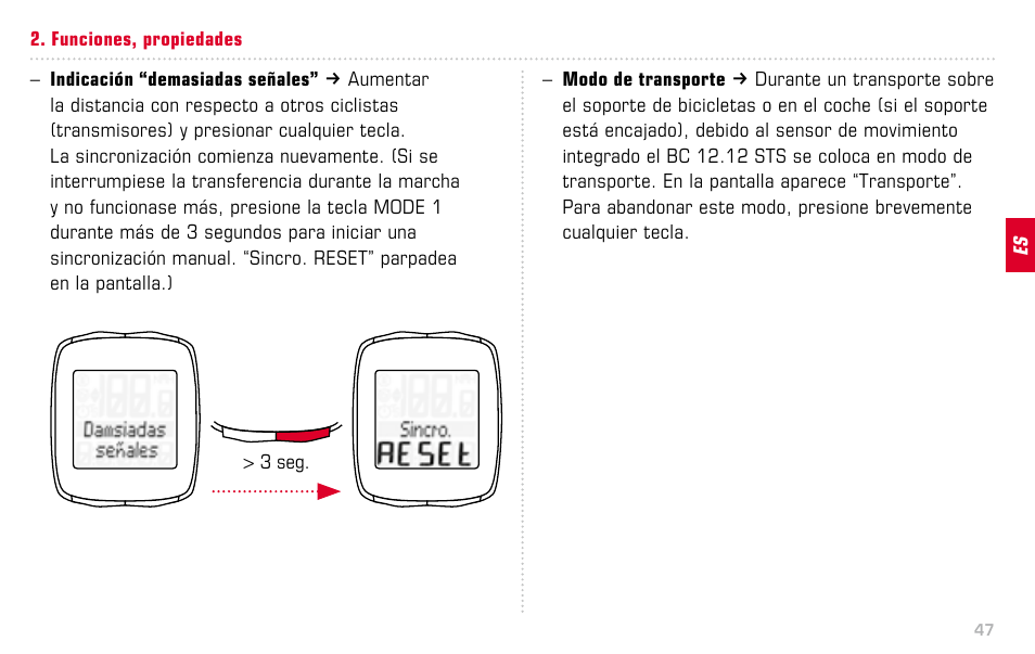 SIGMA BC 12.12 STS User Manual | Page 47 / 124