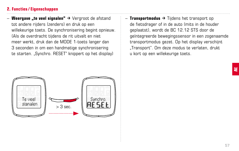 SIGMA BC 12.12 STS User Manual | Page 57 / 124