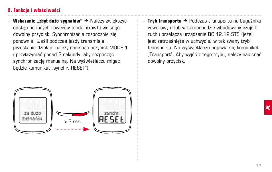 SIGMA BC 12.12 STS User Manual | Page 77 / 124