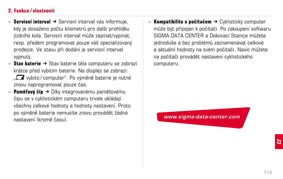 SIGMA BC 14.12 STS ALTI User Manual | Page 113 / 148