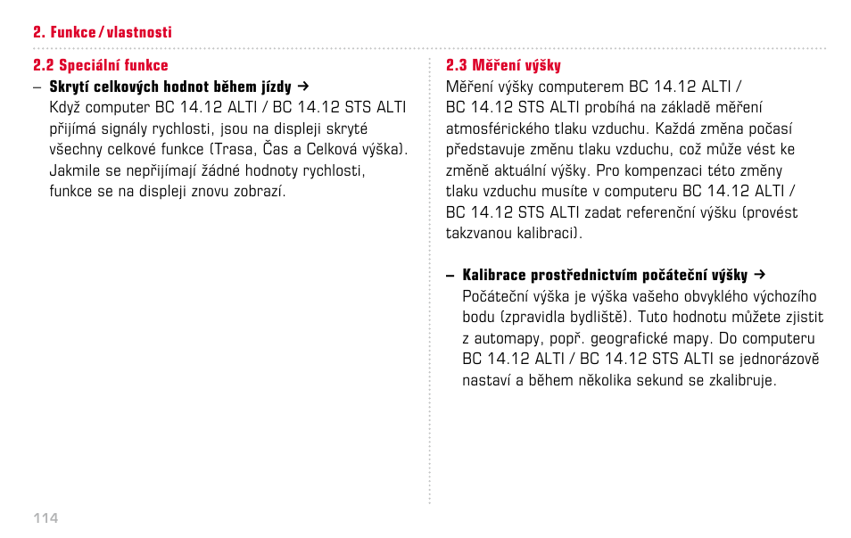 SIGMA BC 14.12 STS ALTI User Manual | Page 114 / 148