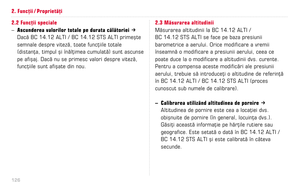 SIGMA BC 14.12 STS ALTI User Manual | Page 126 / 148