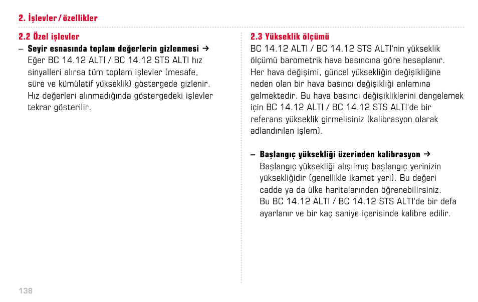 SIGMA BC 14.12 STS ALTI User Manual | Page 138 / 148