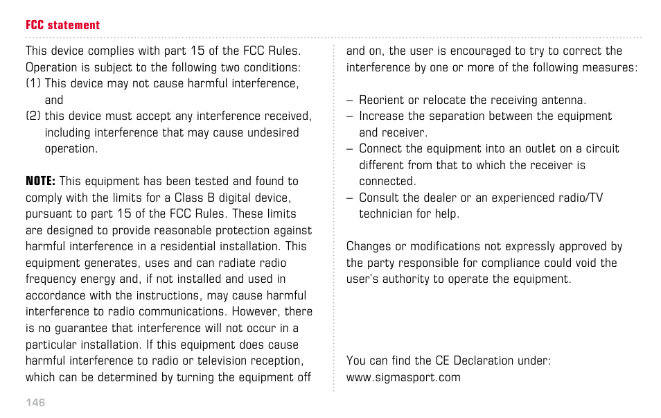 SIGMA BC 14.12 STS ALTI User Manual | Page 146 / 148