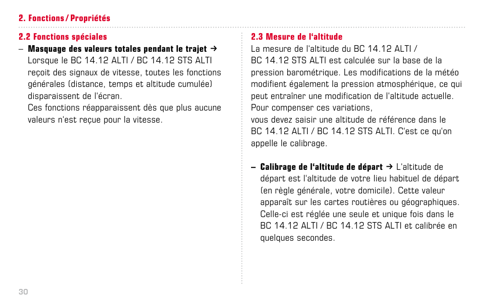 SIGMA BC 14.12 STS ALTI User Manual | Page 30 / 148