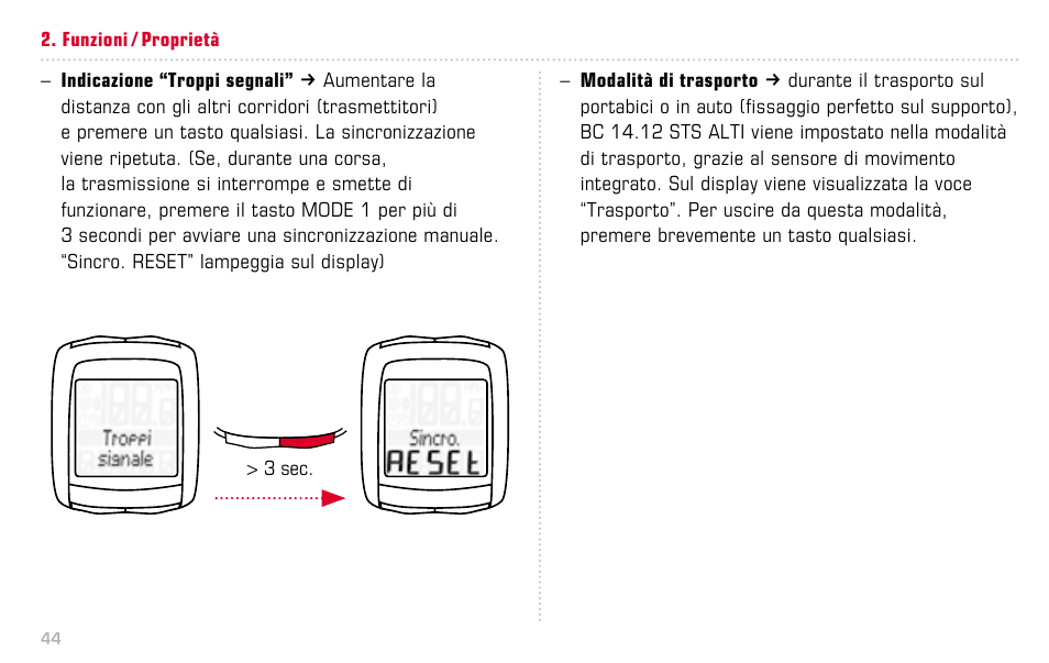 SIGMA BC 14.12 STS ALTI User Manual | Page 44 / 148