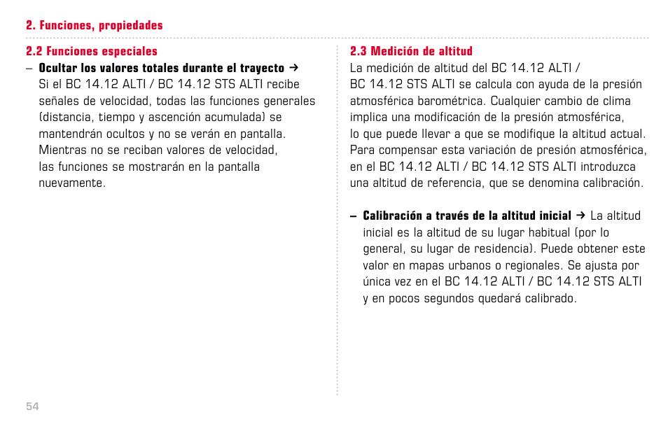 SIGMA BC 14.12 STS ALTI User Manual | Page 54 / 148