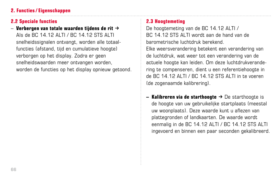 SIGMA BC 14.12 STS ALTI User Manual | Page 66 / 148