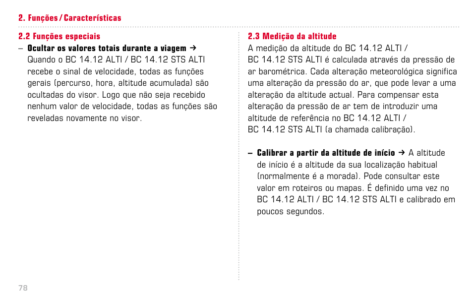 SIGMA BC 14.12 STS ALTI User Manual | Page 78 / 148