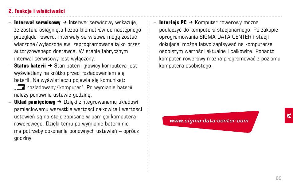 SIGMA BC 14.12 STS ALTI User Manual | Page 89 / 148