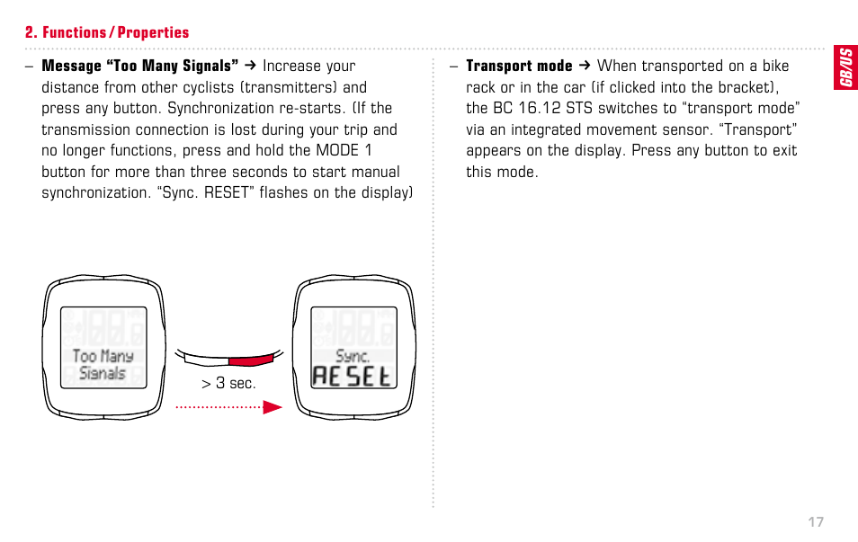 SIGMA BC 16.12 STS User Manual | Page 17 / 124