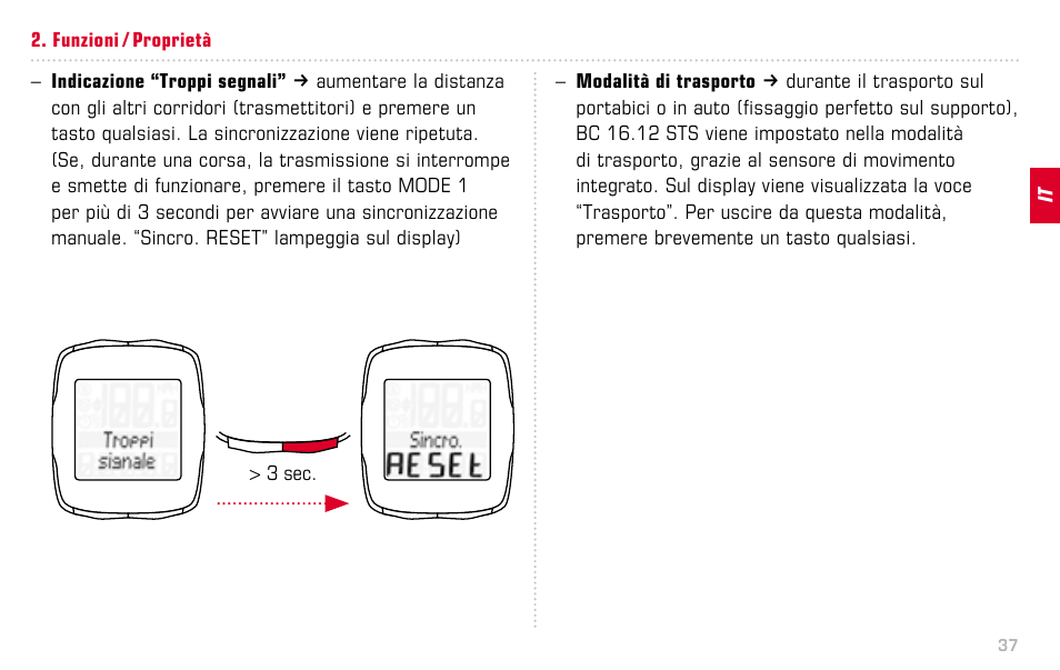 SIGMA BC 16.12 STS User Manual | Page 37 / 124