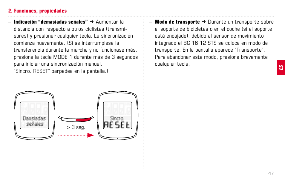 SIGMA BC 16.12 STS User Manual | Page 47 / 124