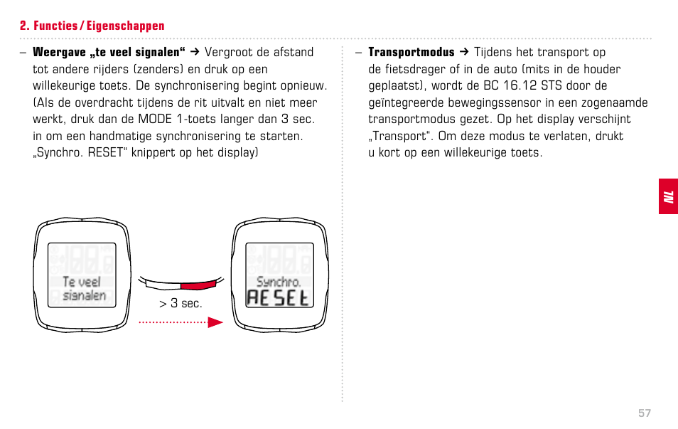 SIGMA BC 16.12 STS User Manual | Page 57 / 124