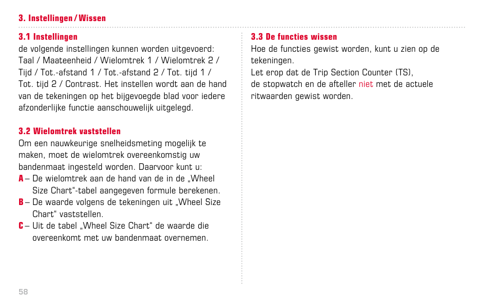 SIGMA BC 16.12 STS User Manual | Page 58 / 124