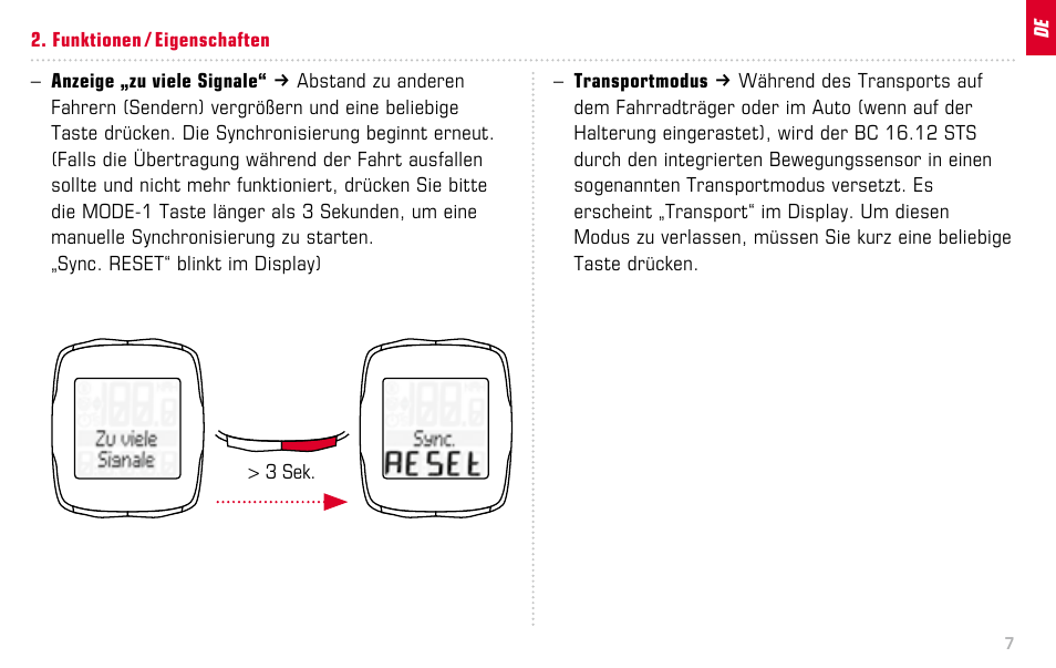 SIGMA BC 16.12 STS User Manual | Page 7 / 124