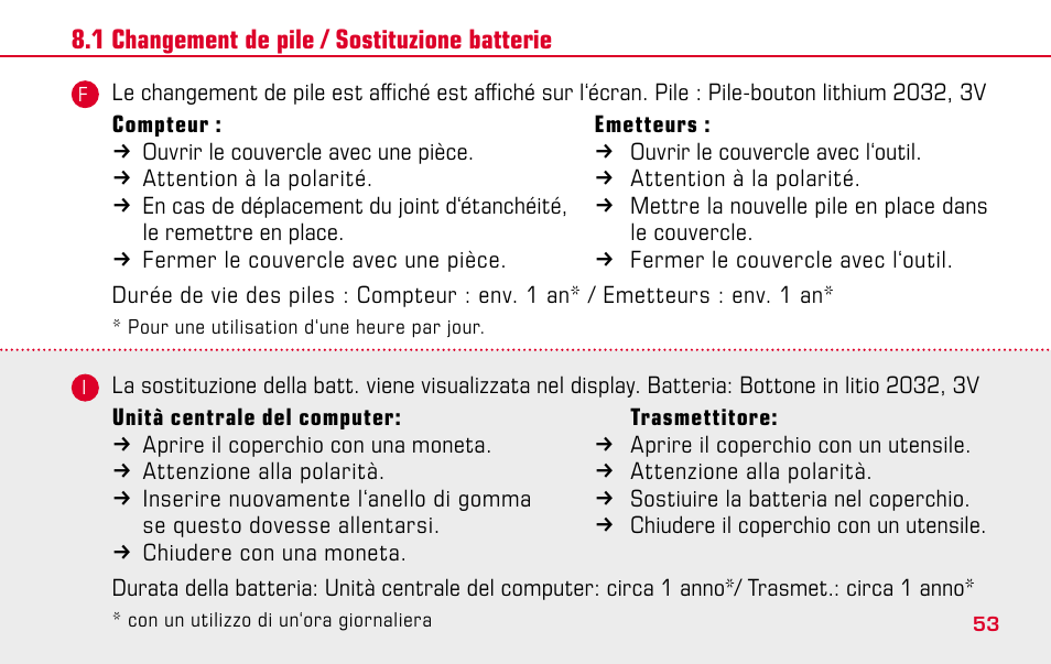 SIGMA BC 1009 STS User Manual | Page 53 / 100