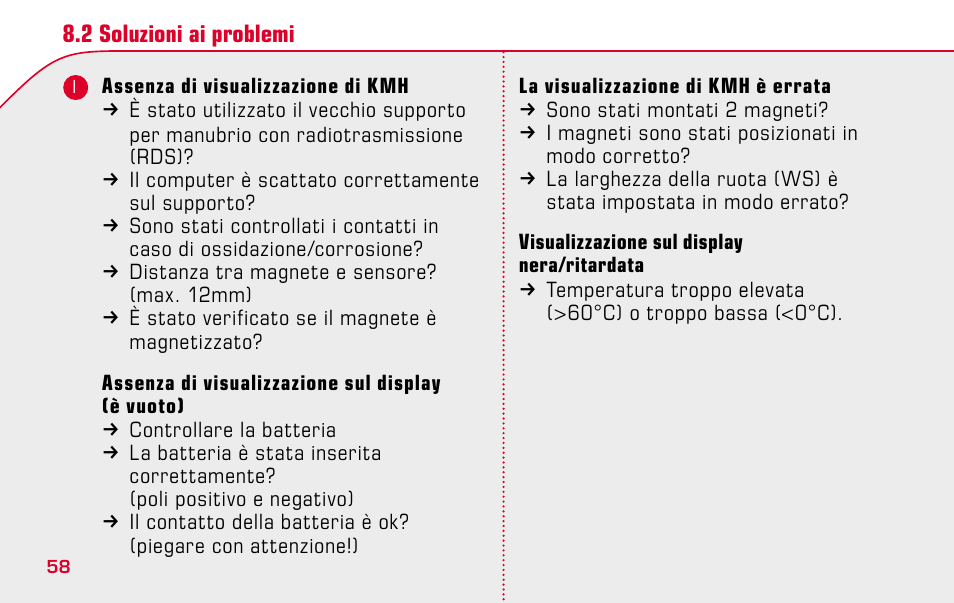 SIGMA BC 1009 STS User Manual | Page 58 / 100