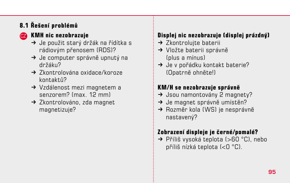 SIGMA BC 1009 STS User Manual | Page 95 / 100