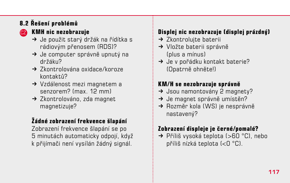 SIGMA BC 1609 STS User Manual | Page 117 / 120