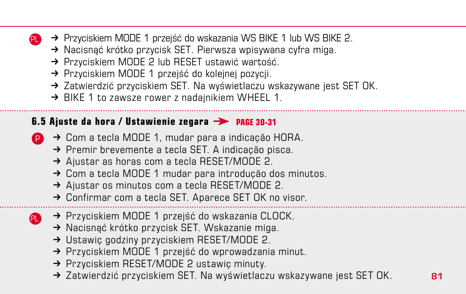 SIGMA BC 1609 STS User Manual | Page 81 / 120