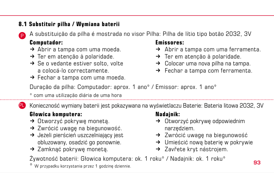 SIGMA BC 1609 STS User Manual | Page 93 / 120