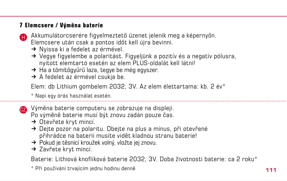 SIGMA BC 1609 User Manual | Page 111 / 116