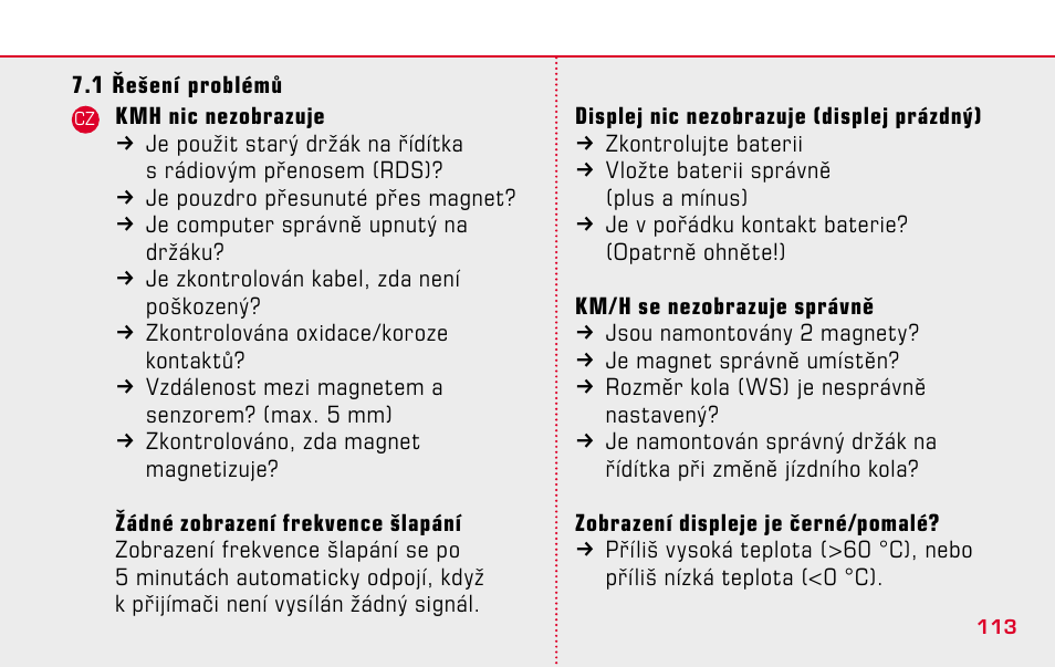 SIGMA BC 1609 User Manual | Page 113 / 116