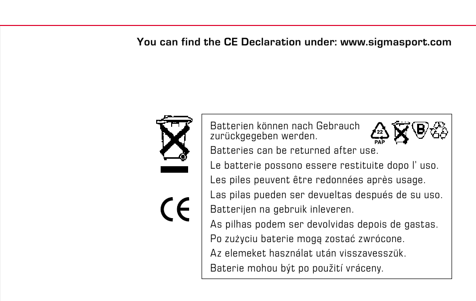 SIGMA BC 1609 User Manual | Page 115 / 116