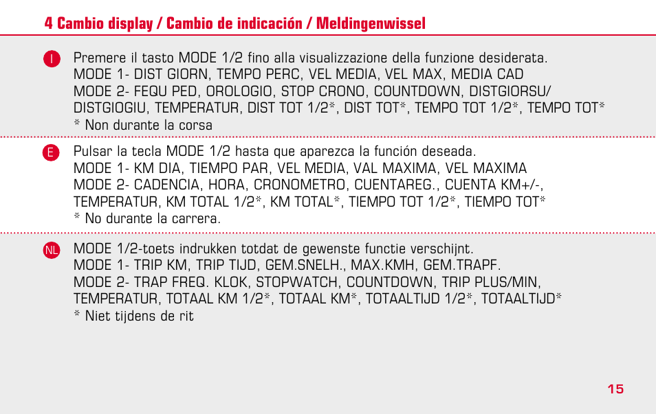 SIGMA BC 1609 User Manual | Page 15 / 116