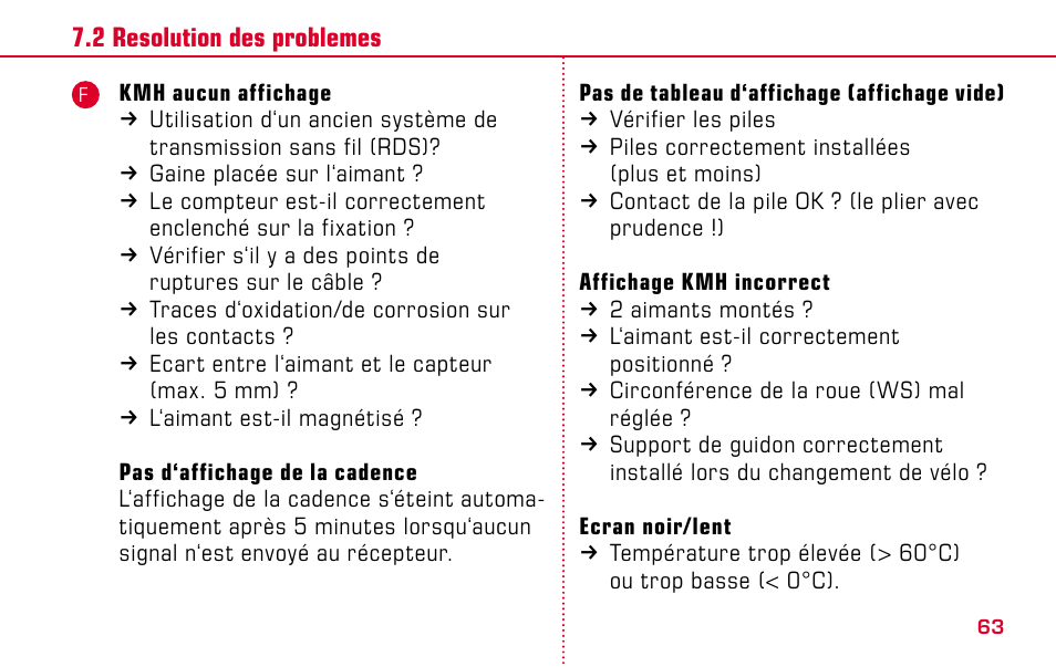 SIGMA BC 1609 User Manual | Page 63 / 116