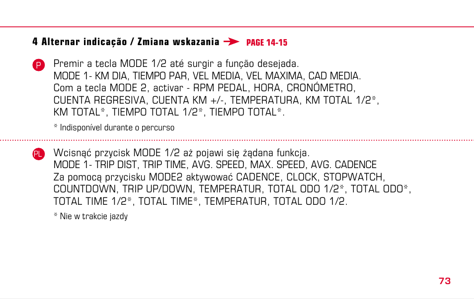 SIGMA BC 1609 User Manual | Page 73 / 116
