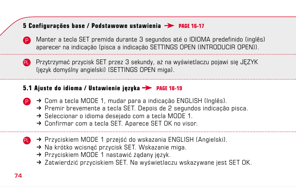 SIGMA BC 1609 User Manual | Page 74 / 116