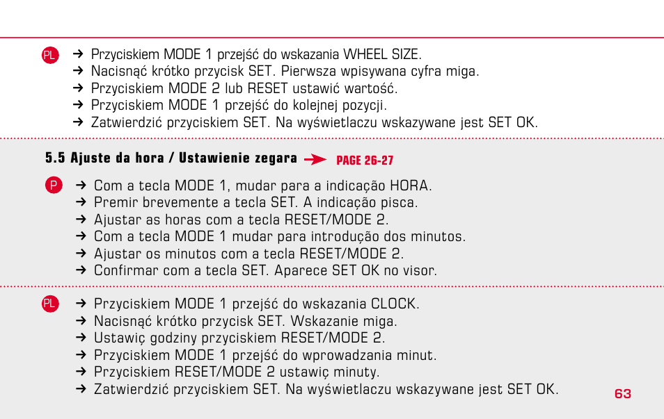 SIGMA BC 1009 User Manual | Page 63 / 92