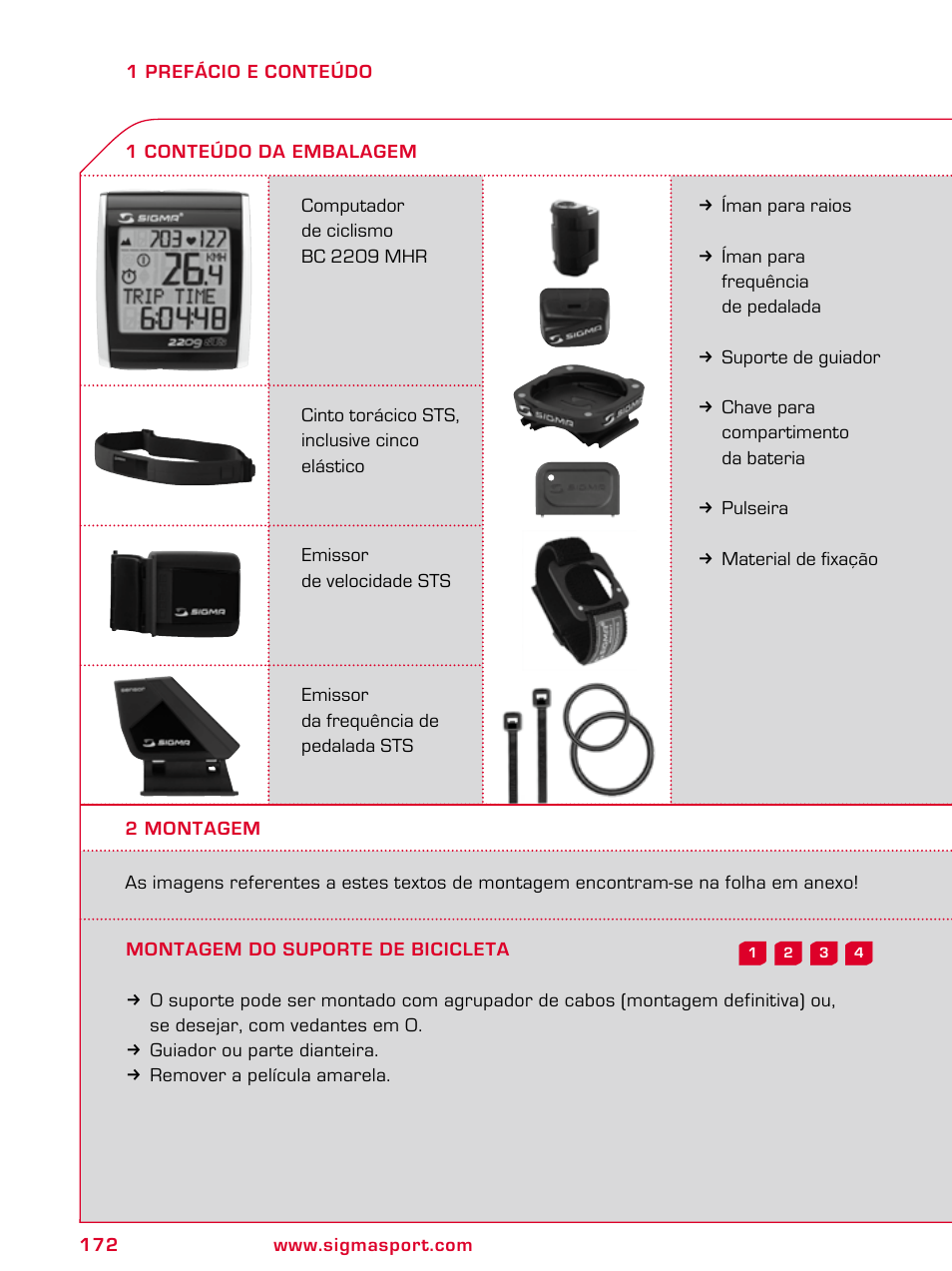 SIGMA BC 2209 TARGA User Manual | Page 172 / 284