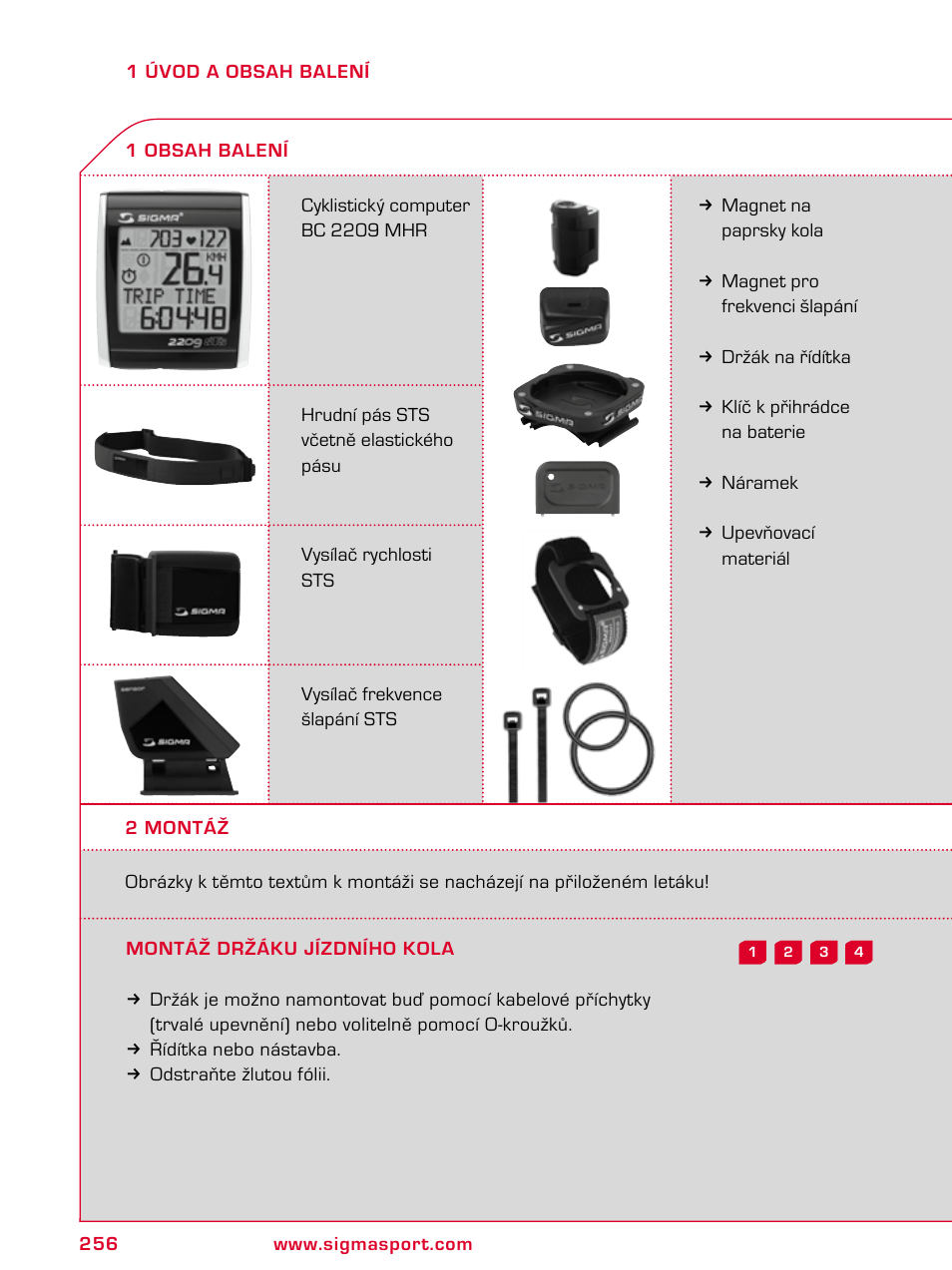 SIGMA BC 2209 TARGA User Manual | Page 256 / 284