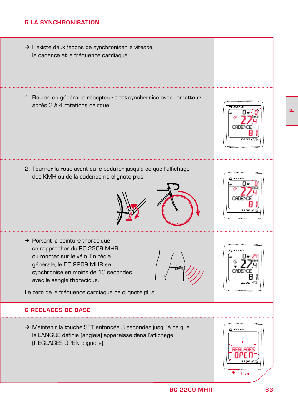 SIGMA BC 2209 TARGA User Manual | Page 63 / 284