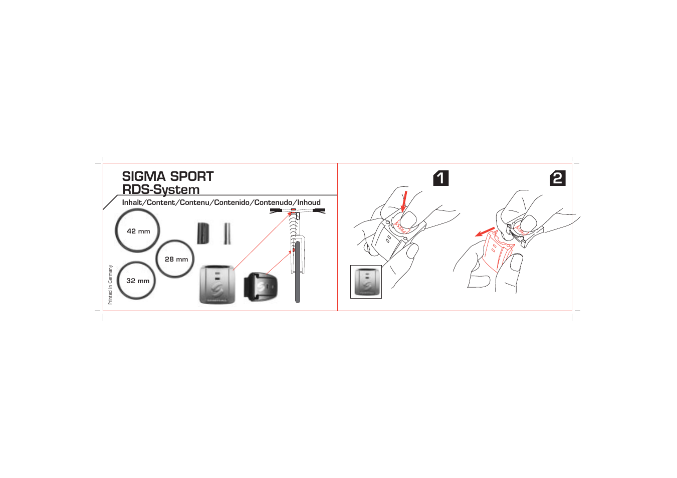SIGMA RDS User Manual | 7 pages
