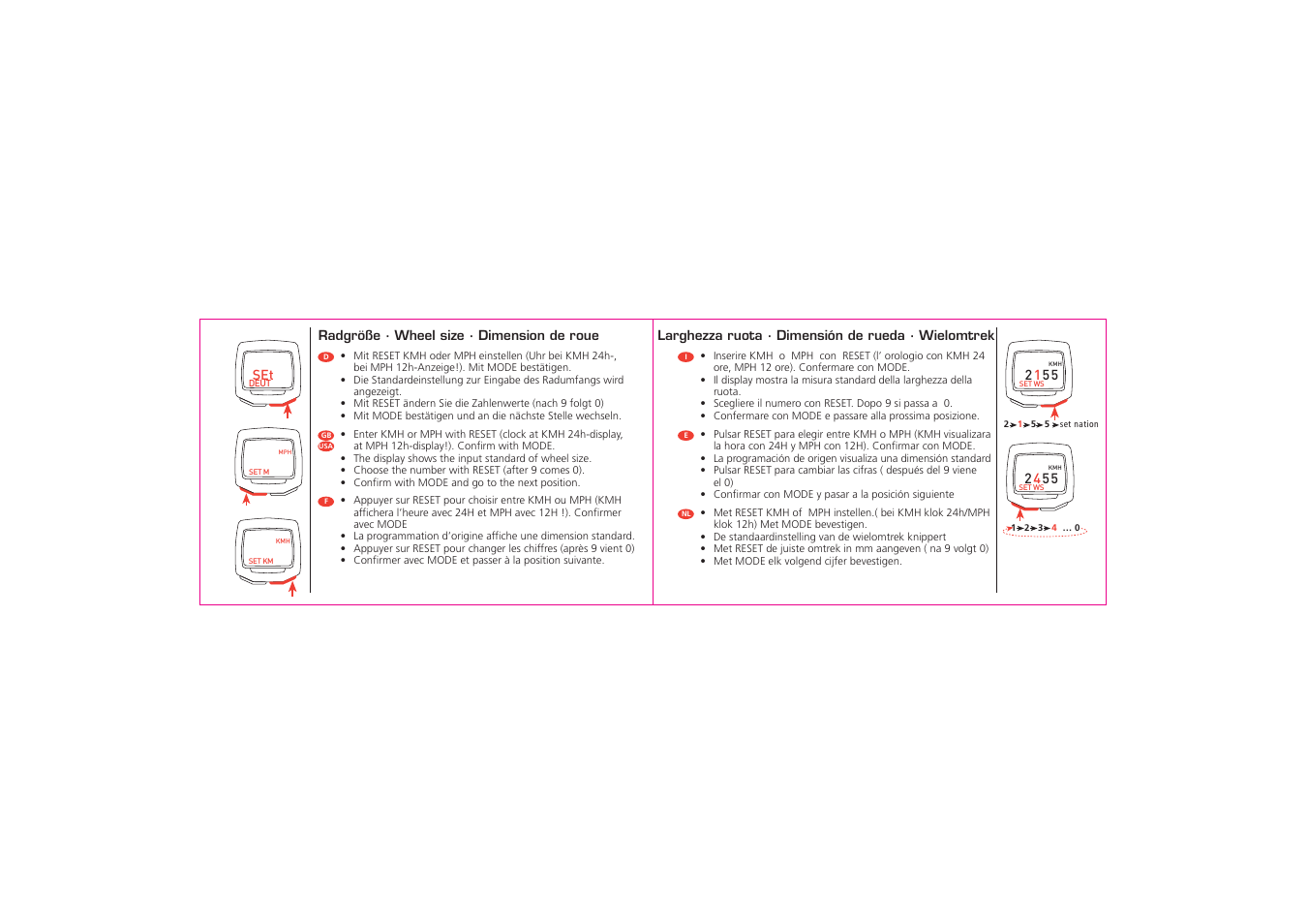 SIGMA BC 800 User Manual | Page 10 / 20