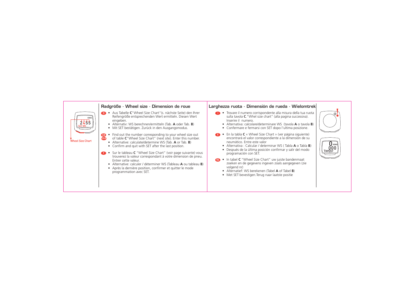 SIGMA BC 800 User Manual | Page 11 / 20