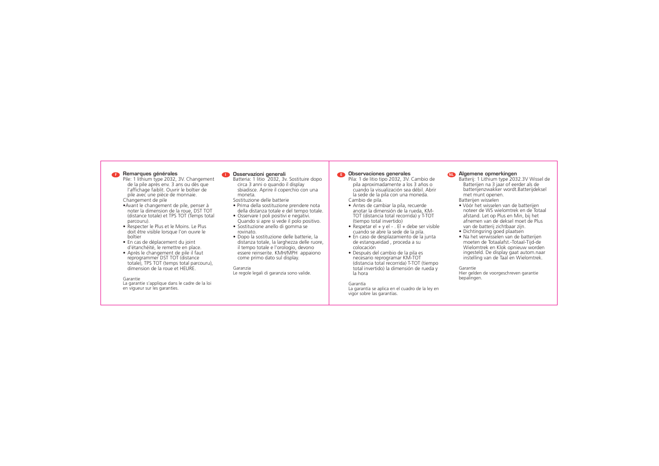 SIGMA BC 800 User Manual | Page 17 / 20