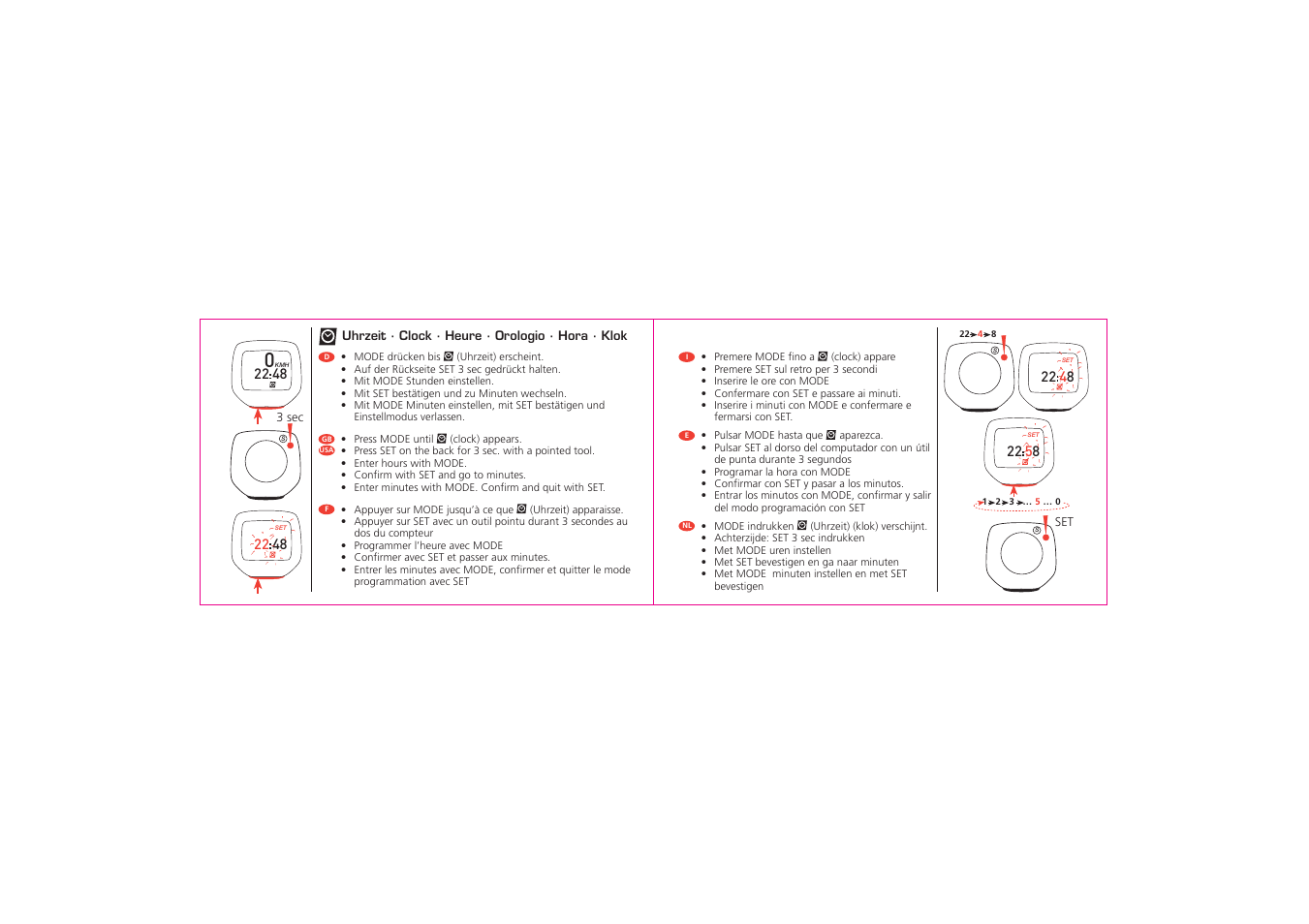 SIGMA BC 500 User Manual | Page 13 / 20