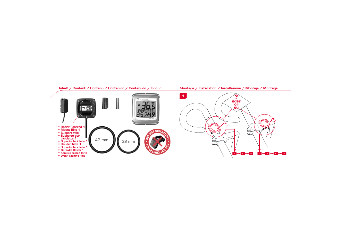 SIGMA BC 1606L User Manual | Page 2 / 42