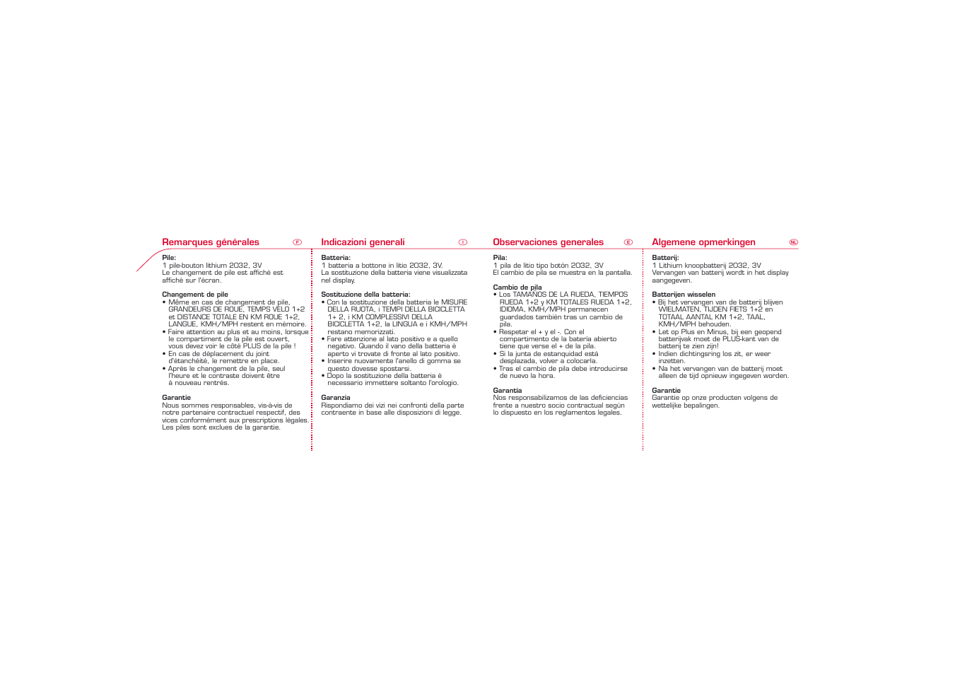 SIGMA BC 1606L User Manual | Page 30 / 42