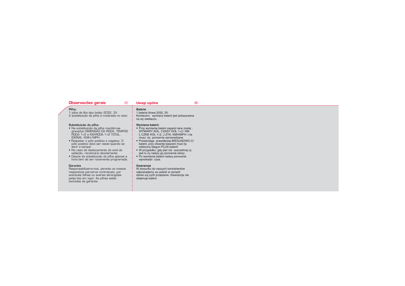 SIGMA BC 1606L User Manual | Page 36 / 42