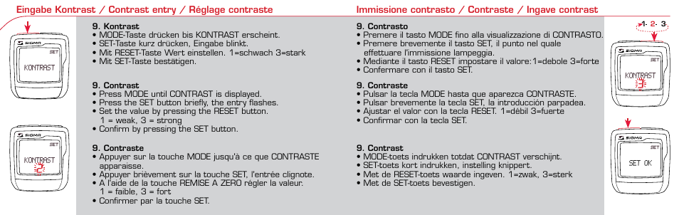 SIGMA BC 1106 User Manual | Page 19 / 30